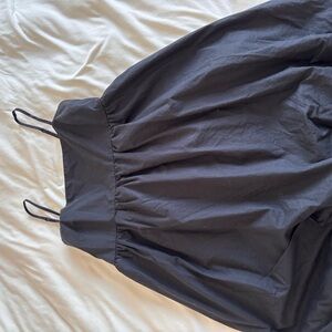 Black Strapless Bubble Dress